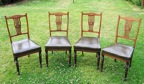 4 Cadeiras Victorianas Pau Santo UK D4883