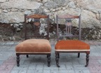 Par de Cadeiras Lareira Pau-Santo UK F9345 | SOLD