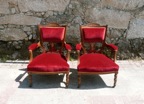 Par de Cadeirões Victorianos Pau Santo UK RA9042 | SOLD