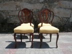4 Cadeiras Mogno UK AM3848 | SOLD