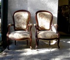 Cadeirões em Mogno FR A 674 | SOLD